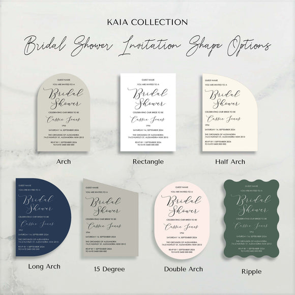 KAIA - BRIDAL SHOWER INVITATION