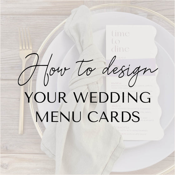 8 creative ways to display your wedding menus & place cards - White ...