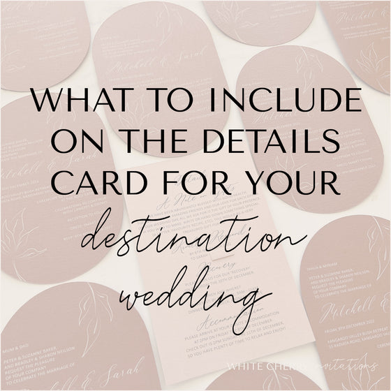 4 ways to include colour in your wedding invitations - White Cherry ...