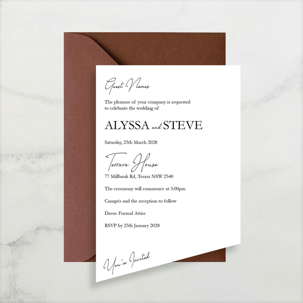 ARIZONA - INVITATION