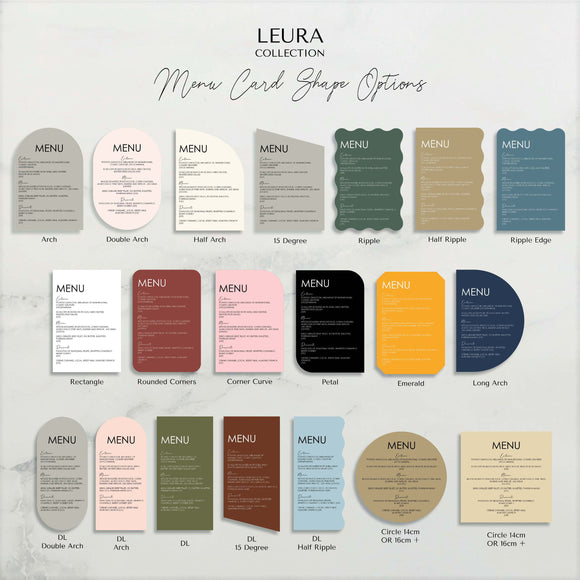 LEURA - MENU