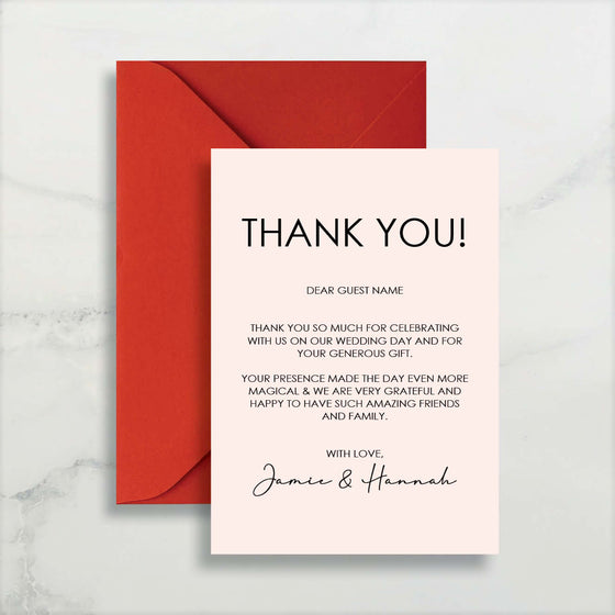 LEURA - THANK YOU CARD