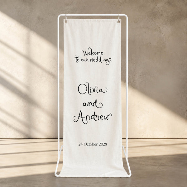 Fabric Welcome Signs