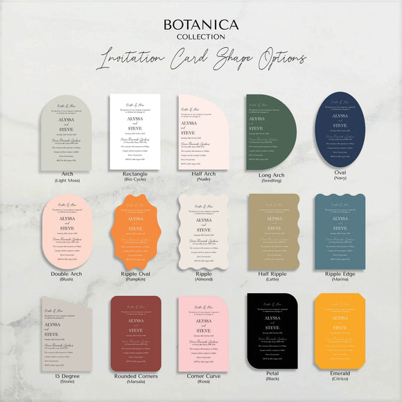 BOTANICA - INVITATION