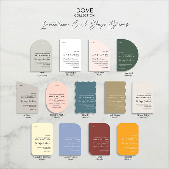 DOVE - INVITATION