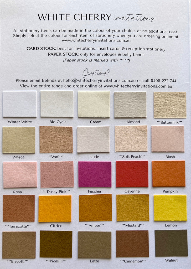 FREE COLOUR SWATCH CARD