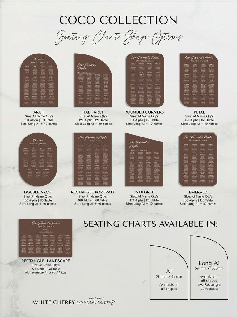 COCO - SEATING CHART