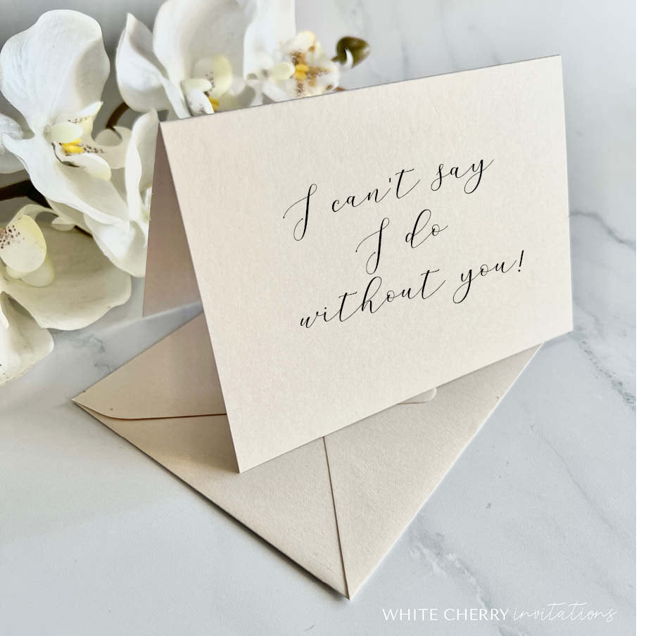 KAIA - Can't Say I Do Without You CARD