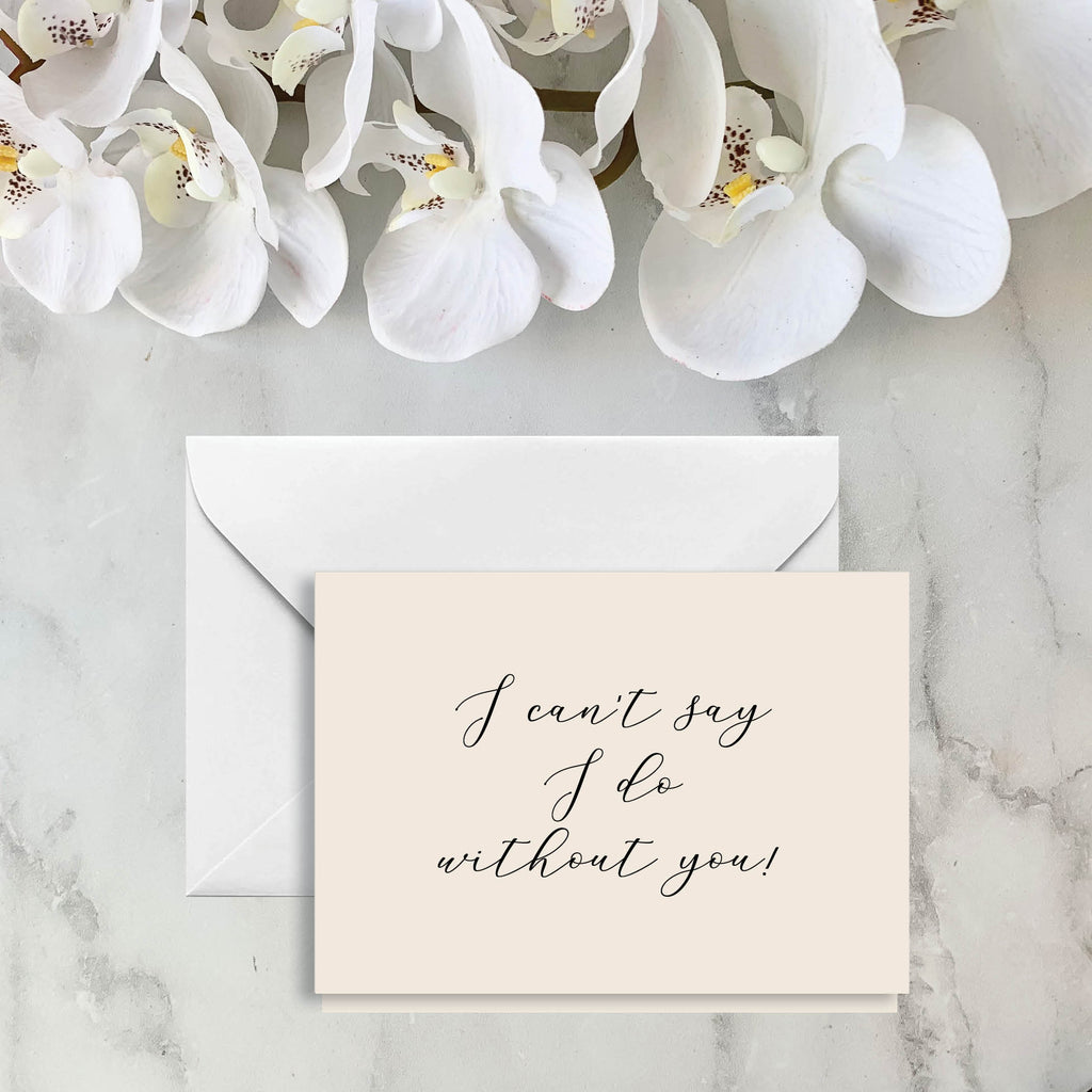 KAIA - Can't Say I Do Without You CARD